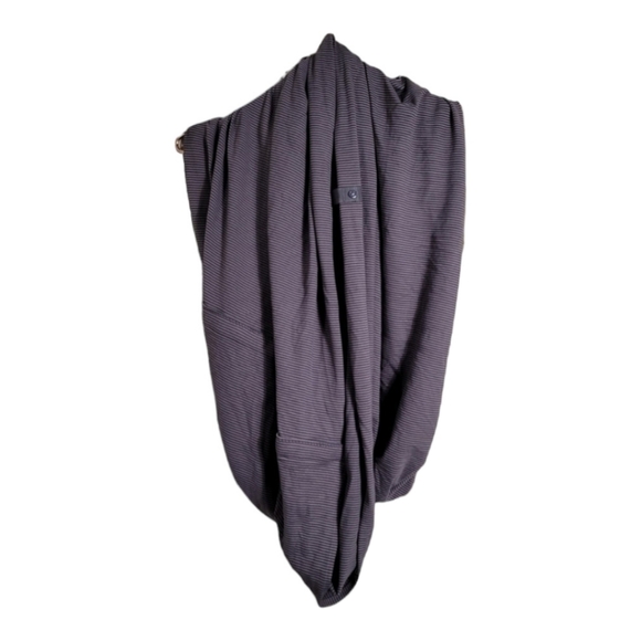 Lululemon Vinyasa Wrap Grey Hyper Stripe Luon - Picture 1 of 5